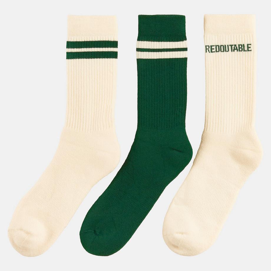 Lot de 3 paires chaussettes hautes
