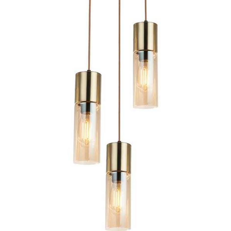 mutoni Hängeleuchte Annika messing matt 3xE27  