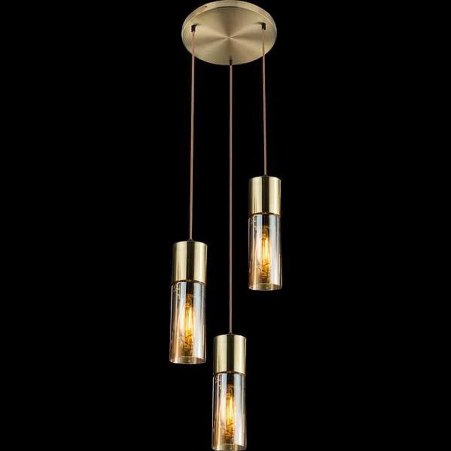 mutoni Hängeleuchte Annika messing matt 3xE27  