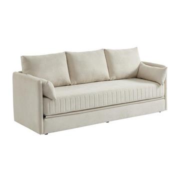 Sofa 3-Sitzer mit Schlaffunktion - Stoff - Beige - GRECCO