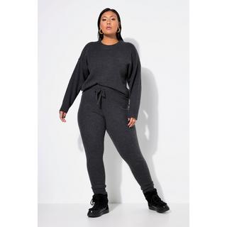 Studio Untold Pantalon en maille Jambe droite Taille élastique  