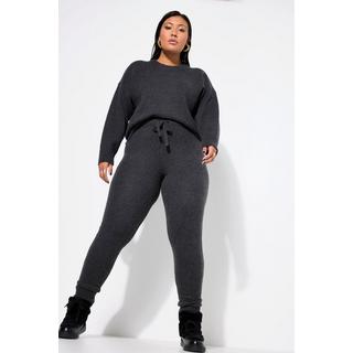 Studio Untold Pantalon en maille Jambe droite Taille élastique  