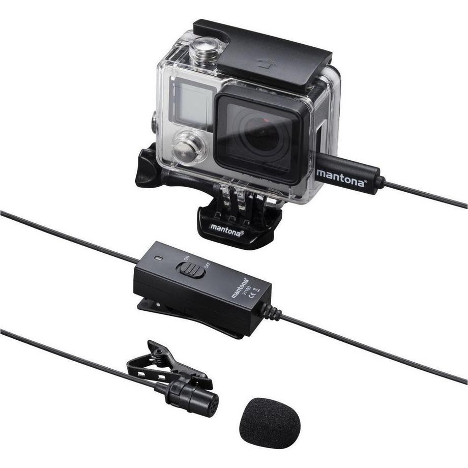 Mantona  Mantona 21150 accessorio per fotocamera sportiva Microfono per fotocamera 