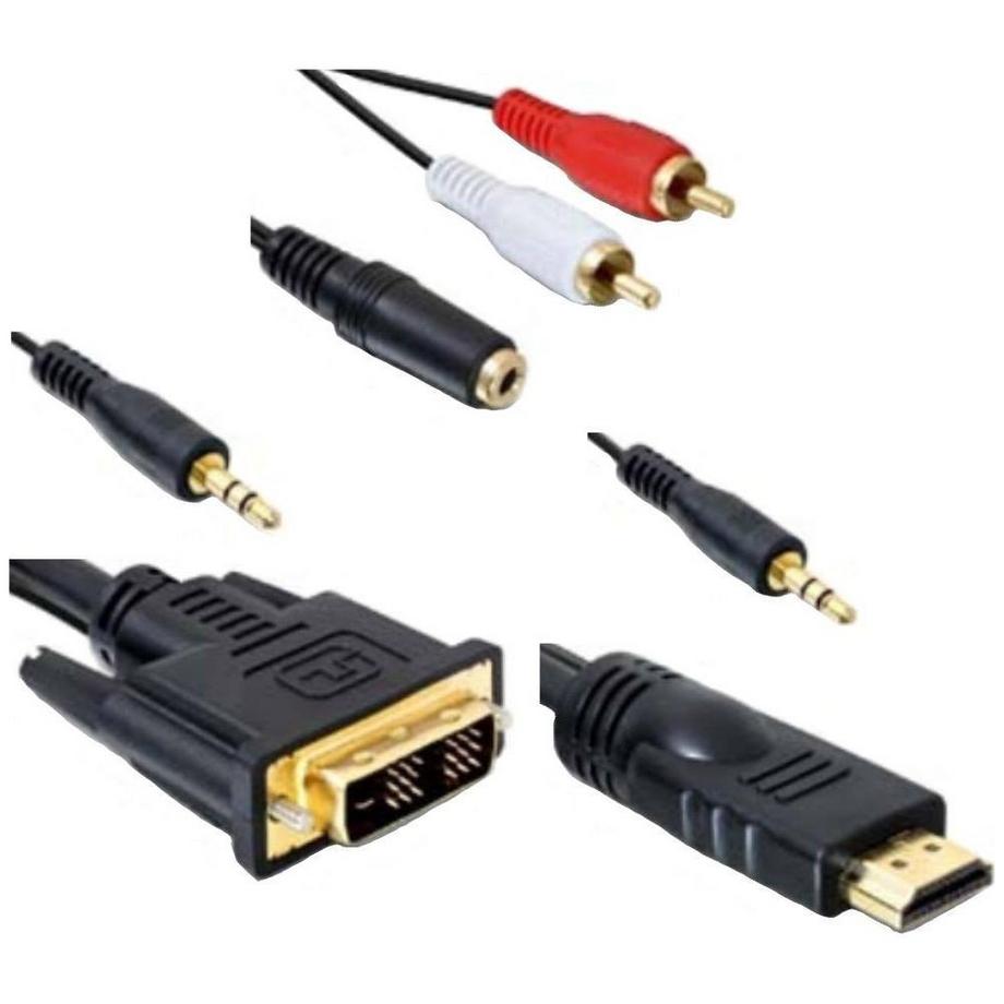DeLock  Câble  HDMI - DVI-D Cinch 