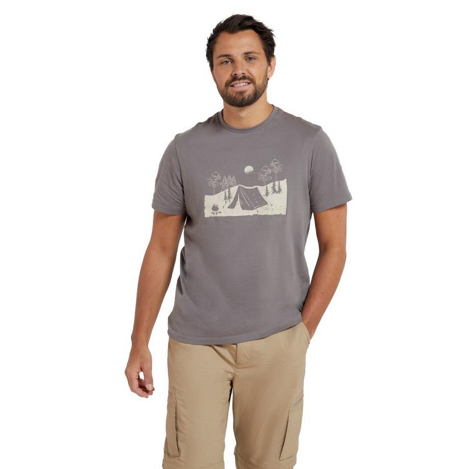 Mountain Warehouse T-shirt Camping Sketch  