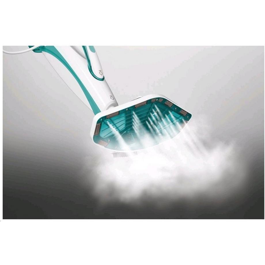 POLTI Polti SV450 Double Steam mop 0,3 l 1500 W Edelstahl, Türkis, Weiß  