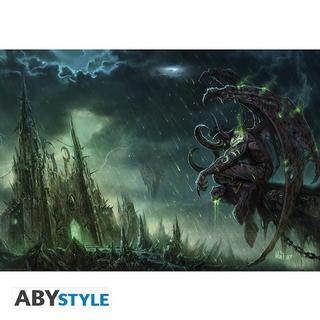 Abystyle Poster - Gerollt und mit Folie versehen - World of Warcraft - Illidan Hurlorage  