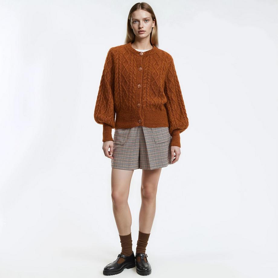 La Redoute Collections Zopf-Strickjacke  