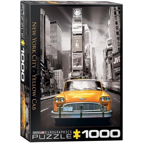 Eurographics  Puzzle New York Ci Yellow Cab 1000 Teile 