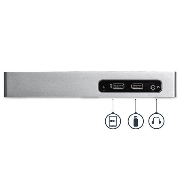 STARTECH.COM  Station d'Accueil USB 3.0 à Double Écran - Dock Universel Type-A pour PC/Ordinateur Portable avec HDMI et DVI/VGA - Hub USB 3.1 Gen 1 5Gbps à 6 Ports, Gbe, Audio - Windows & Mac 