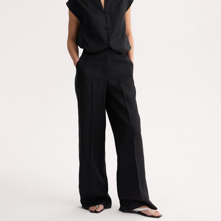 La Redoute Collections Pantalon Large Lin  
