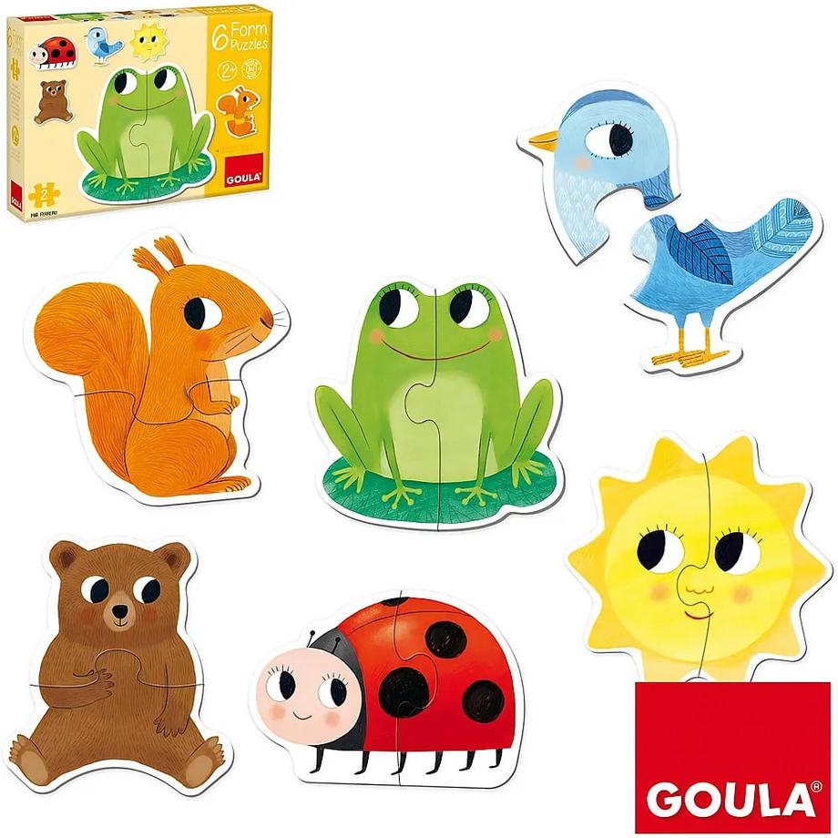 JUMBO  Goula Formen-Puzzles (12Teile) 