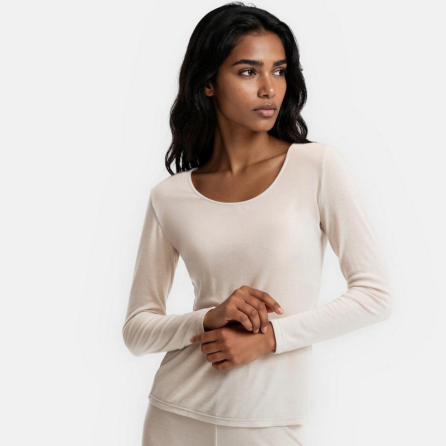 La Redoute Collections  T-Shirt aus feinem Thermomesh Wärme 