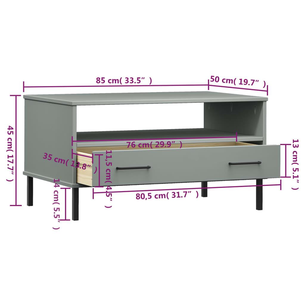 VidaXL tavolino da salotto Legno  