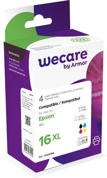 Image of WECARE Multipack XL new built CMYBK T163640WE z.Epson WF2010/2540 15/3x8.5ml