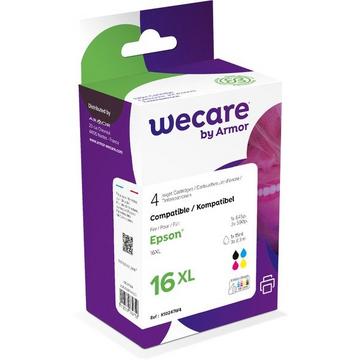 WECARE Multipack XL new built CMYBK T163640WE z.Epson WF2010/2540 15/3x8.5ml