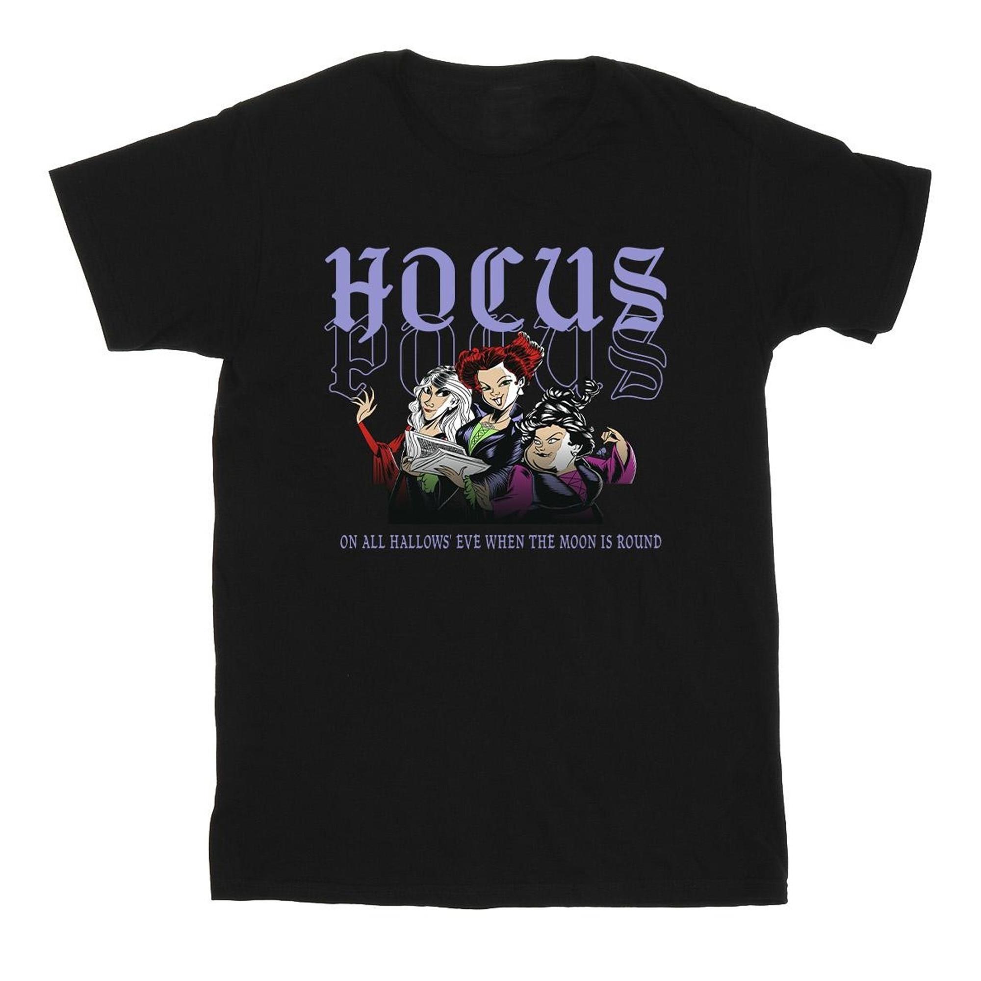 Image of Hocus Pocus Hallows Eve Tshirt Unisex Schwarz 140/146