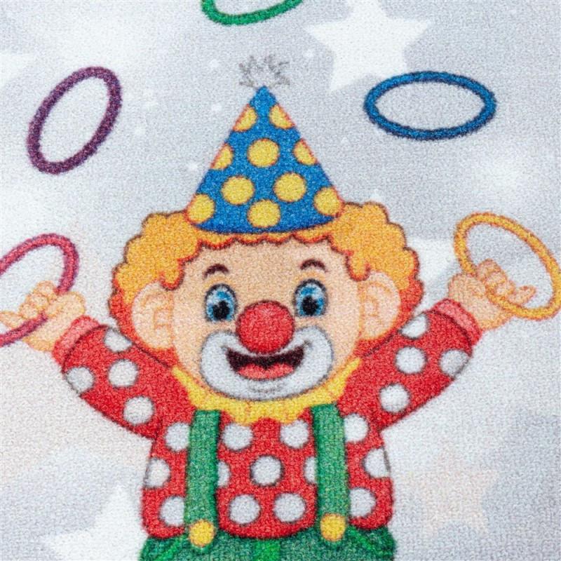 Paco Home Cirque de tapis pour enfants Clown Löwe  