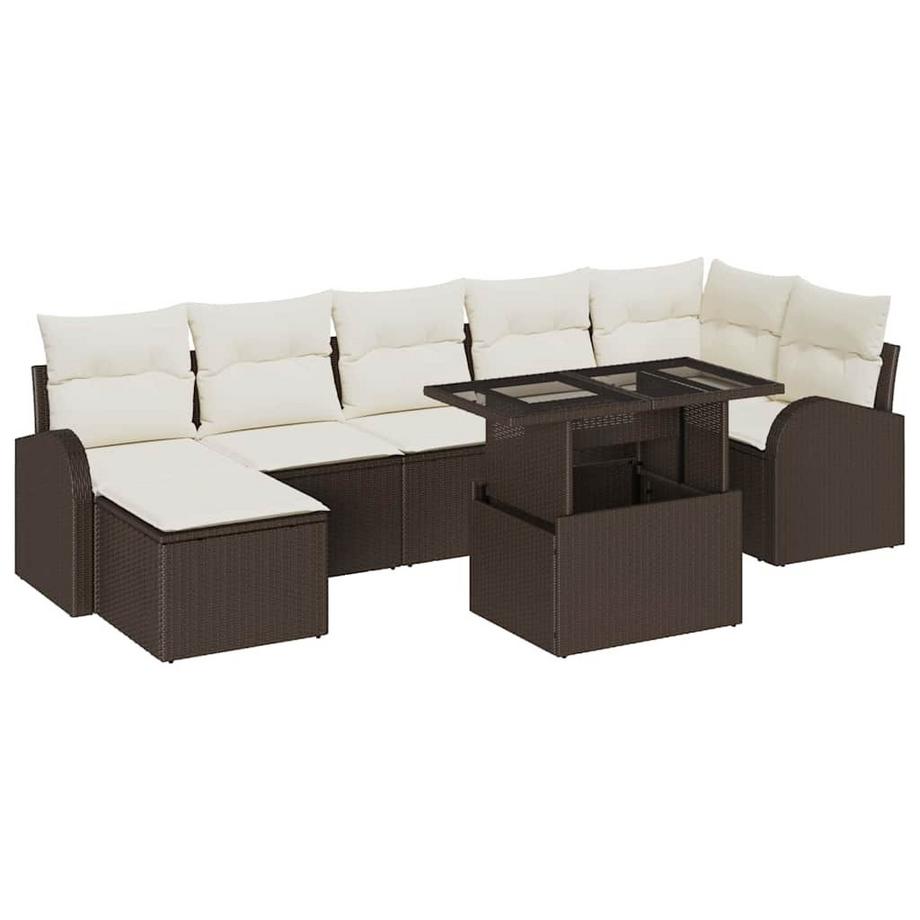 Set Divano da Giardino Polyrattan