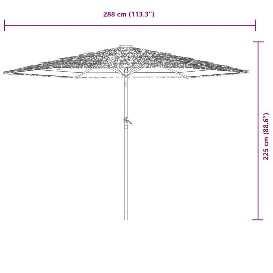 VidaXL Parasol de jardin  