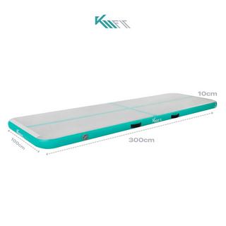 KM-Fit  Tapis de gymnastique Gonflable Airtrack Tapis sportive Fitness 3 m 