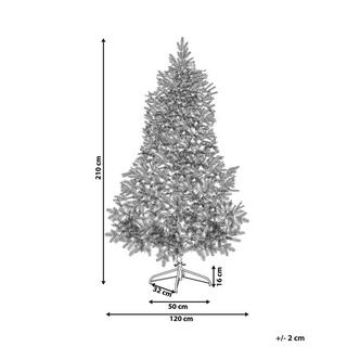 Beliani Sapin de Noël pré-allumé en PVC Moderne TATLOW  