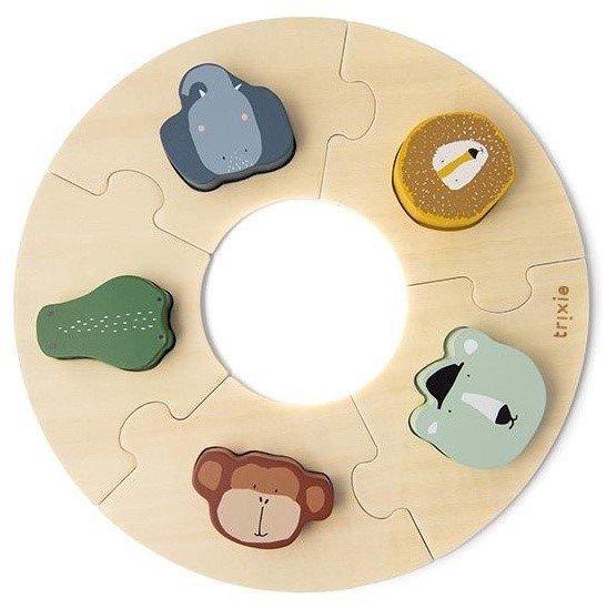 Image of Holzpuzzle, rund