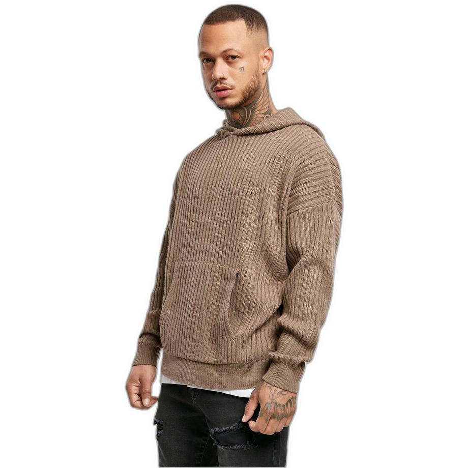 URBAN CLASSICS Sweatshirt à capuche tricoté  