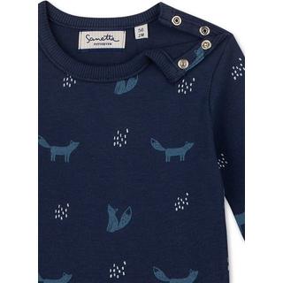 Sanetta Fiftyseven  Baby Jungen Shirt Clever Fox allover 