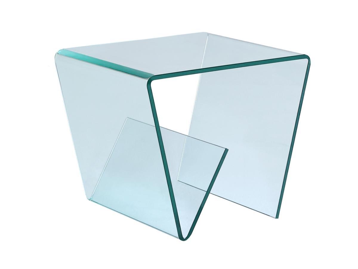 Vente-unique Couchtisch Glas ZENIA  