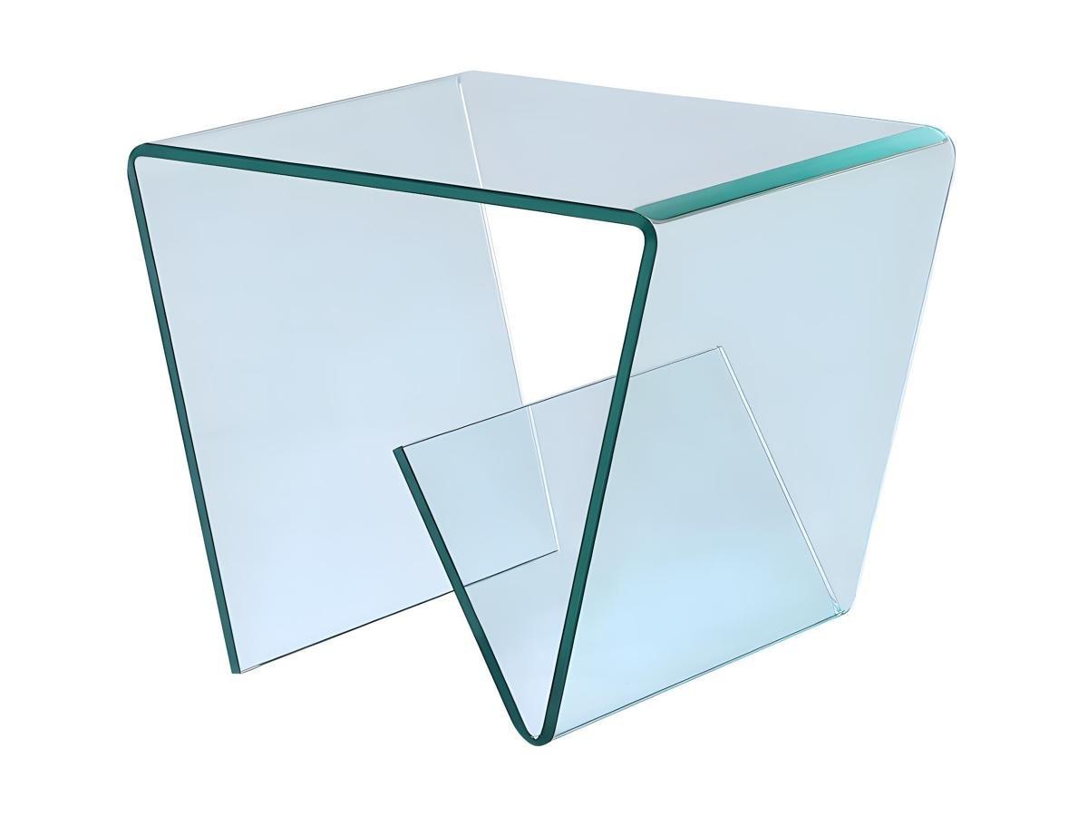 Vente-unique Couchtisch Glas ZENIA  