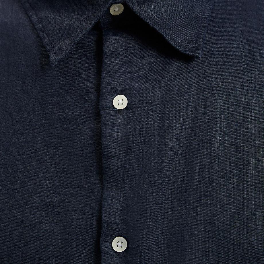 La Redoute Collections Signature Camicia Dritta Lino Maniche Lunghe  