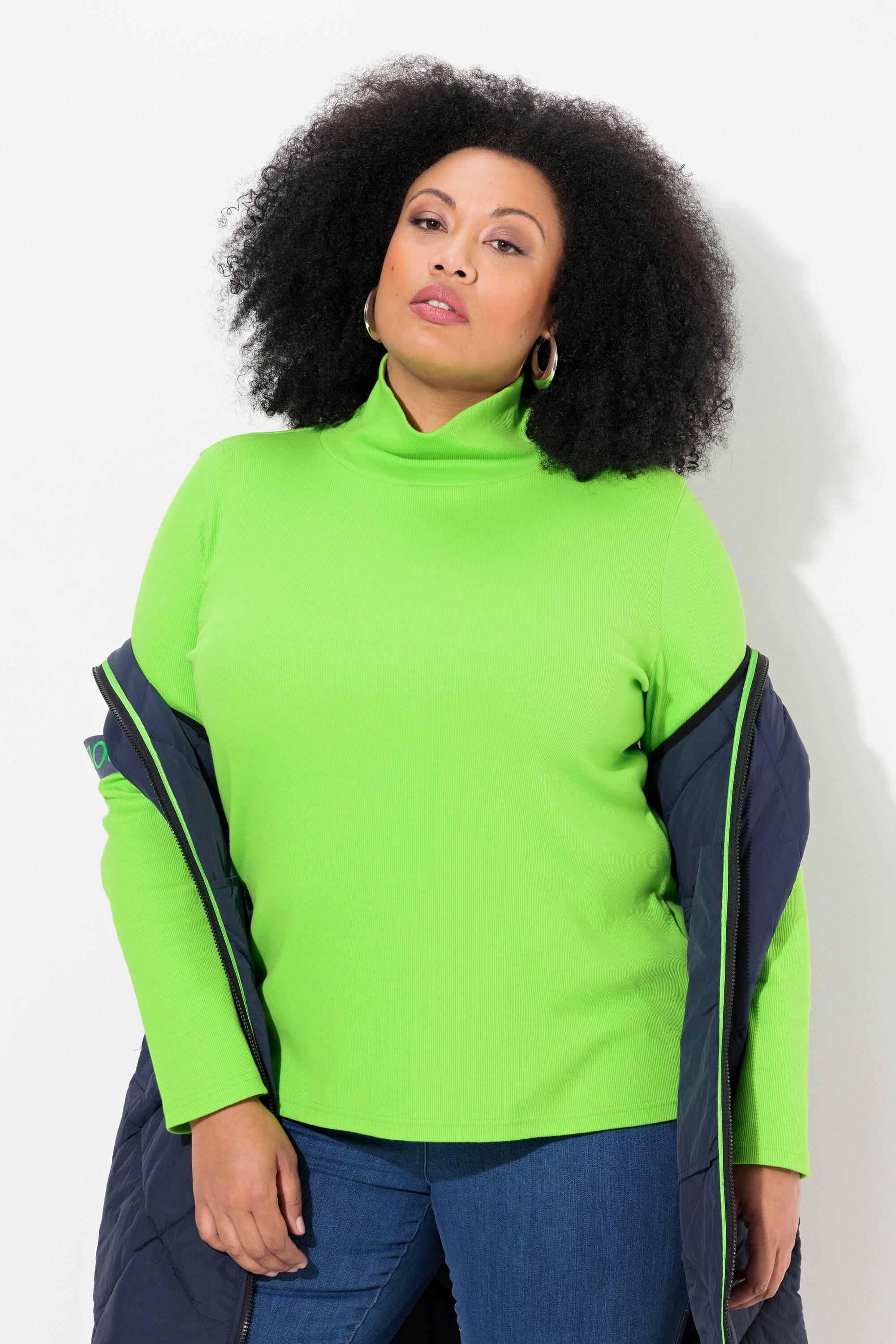 Ulla Popken Maglia Dolcevita Maniche Lunghe Classic  