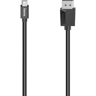 hama  Video-Kabel, Mini-DP-Stecker - DisplayPort-Stecker, Ultra-HD 4K, 1.5 m 