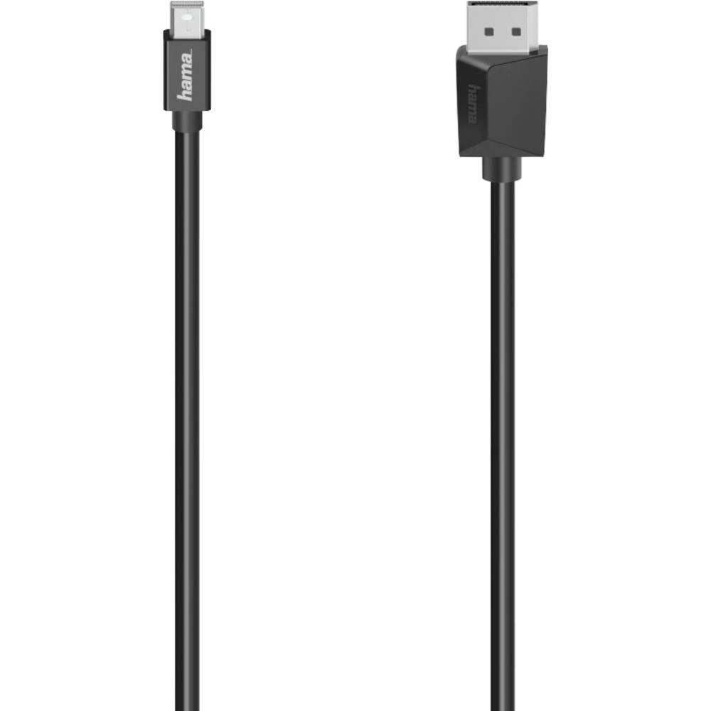 hama  Video-Kabel, Mini-DP-Stecker - DisplayPort-Stecker, Ultra-HD 4K, 1.5 m 