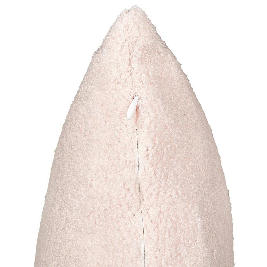 Beliani Dekokissen 2er Set aus Bouclé  LEUZEA  