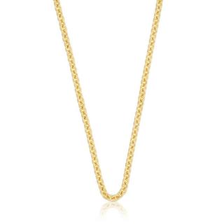 MUAU Schmuck  Collier Rundanker Gelbgold 375, 3.9mm, 60cm 