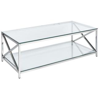 Beliani Table basse en Verre de sécurité Glamour AUDET  