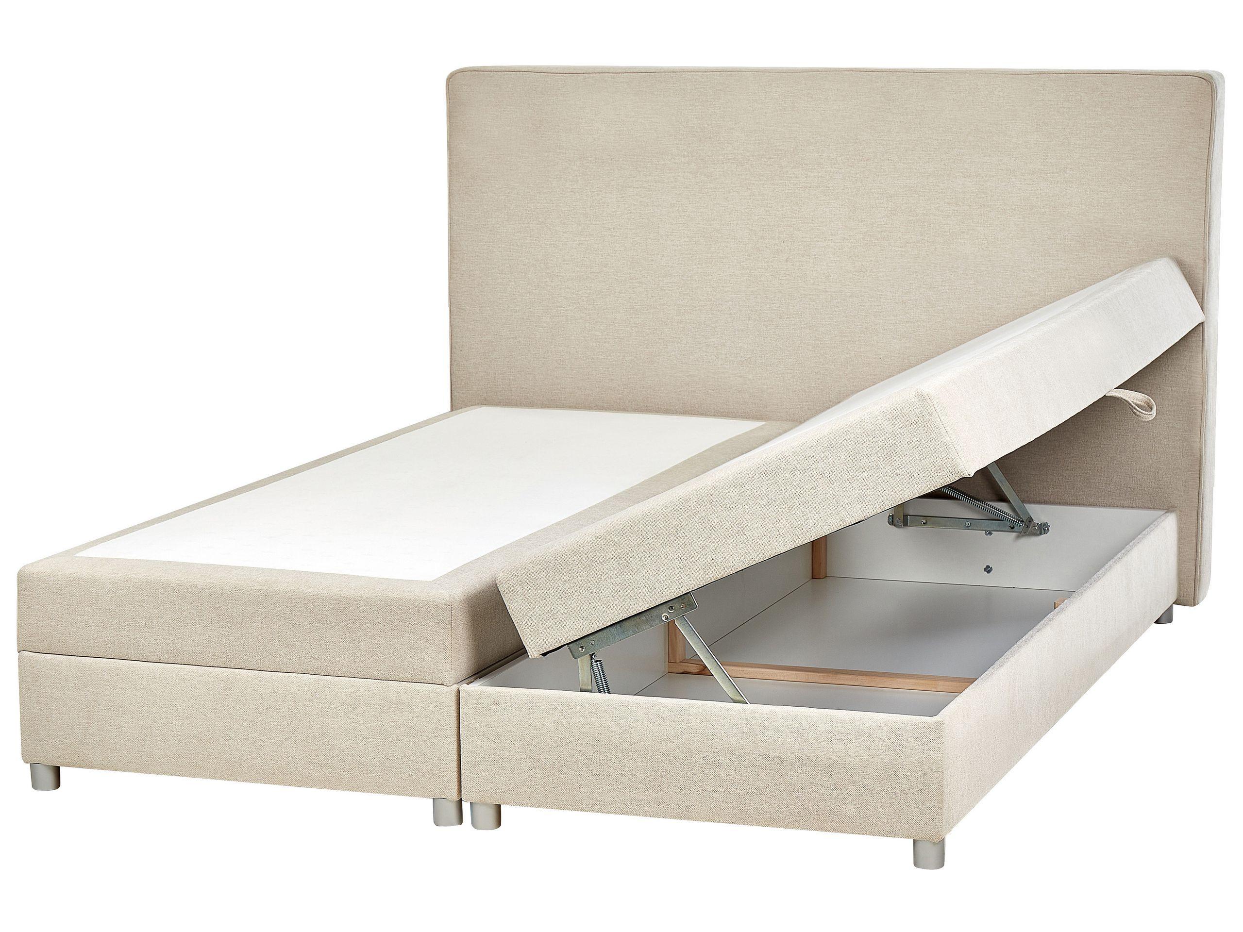 Beliani Boxspring Bett aus Polyester Modern MINISTER  