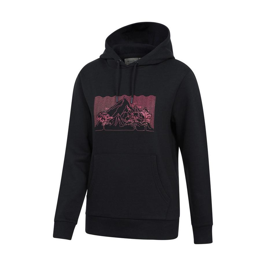 Mountain Warehouse Sweat à capuche Design Ombré Ondulé  