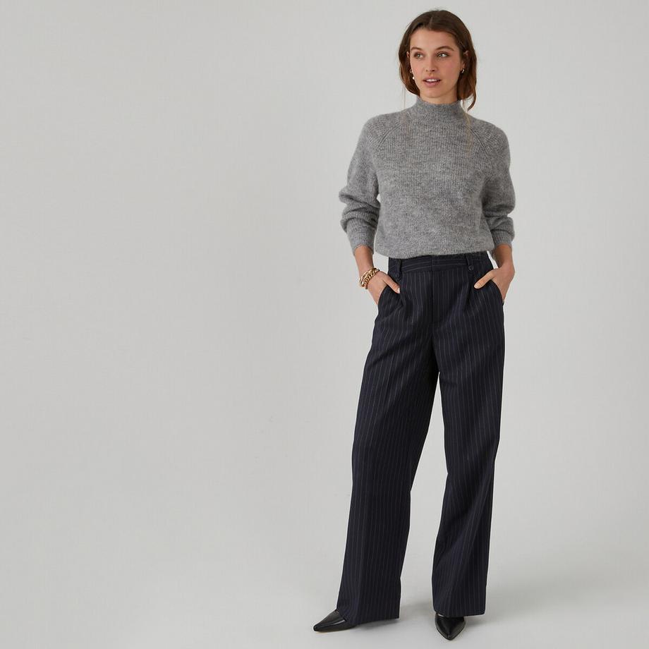 La Redoute Collections Pull col montant alpaga mélangé  