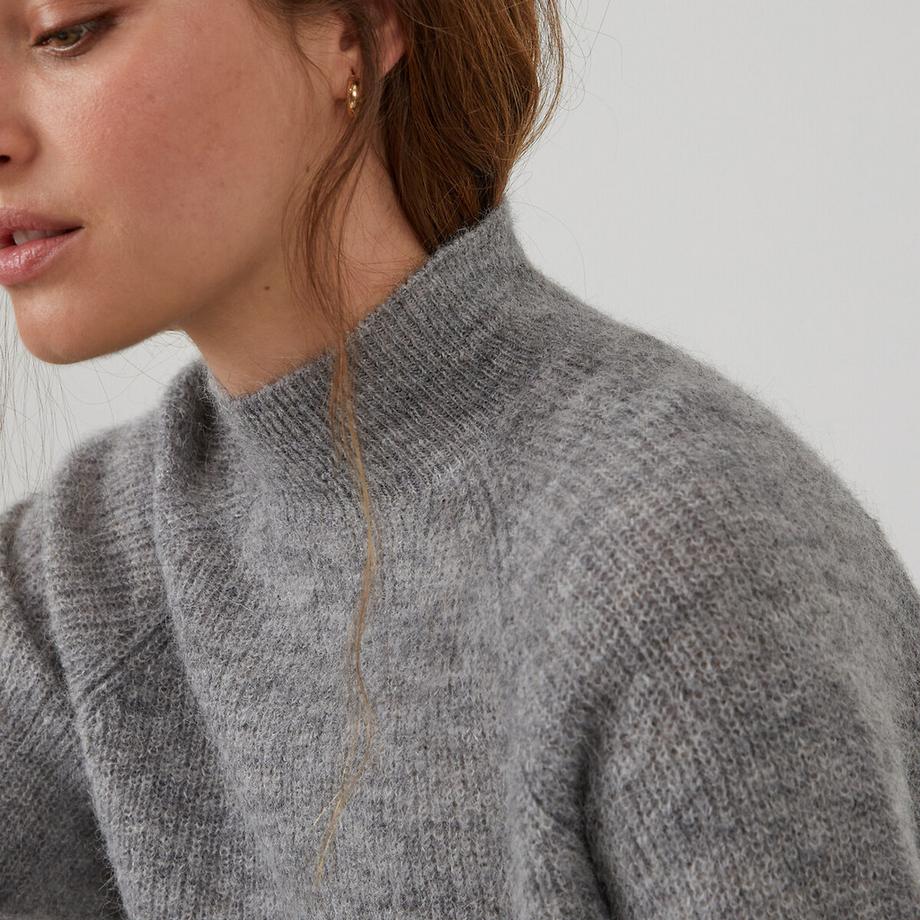 La Redoute Collections Pull col montant alpaga mélangé  