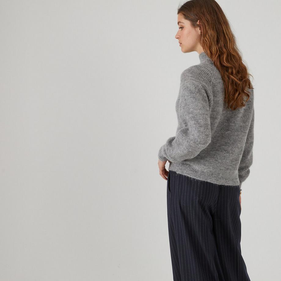 La Redoute Collections Pull col montant alpaga mélangé  
