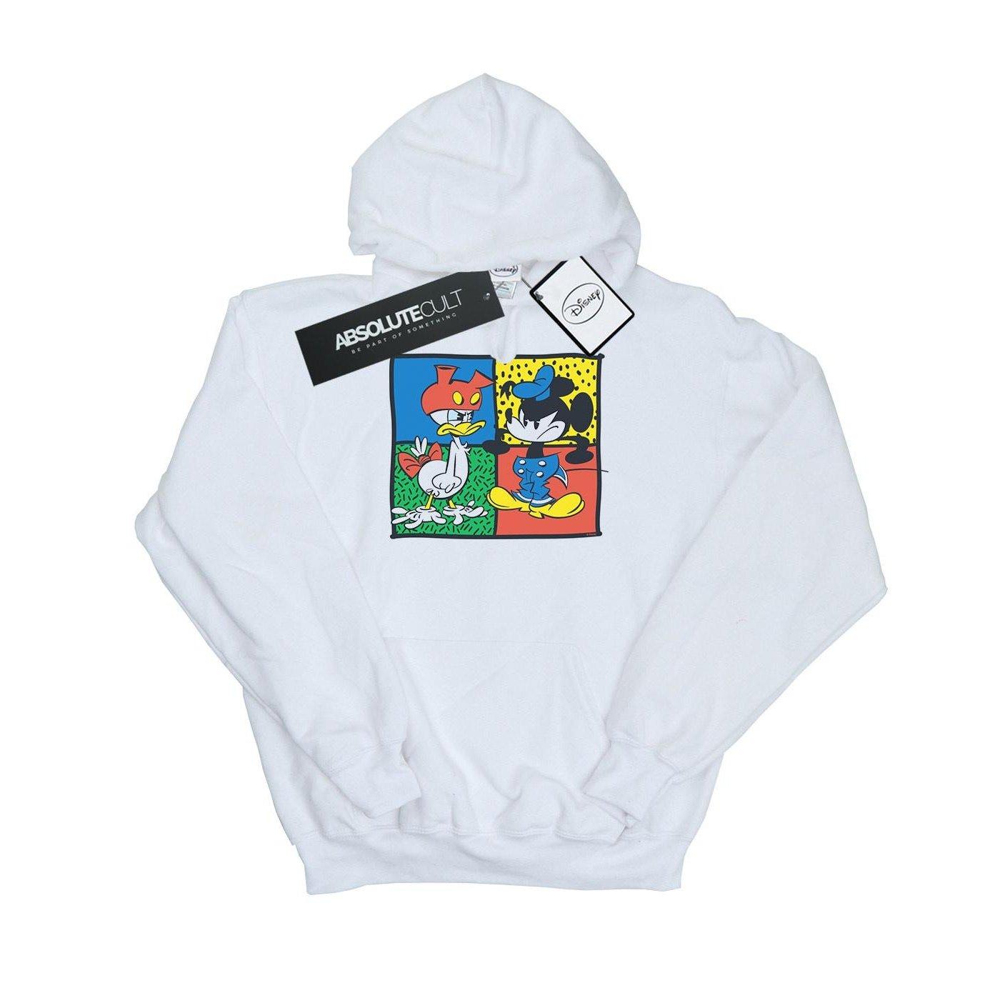Image of Mickey Mouse Donald Clothes Swap Kapuzenpullover Jungen Weiss 140/146