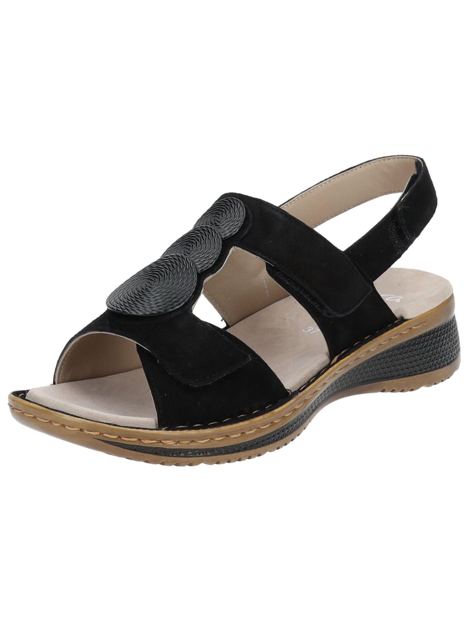 Image of Sandalen 12-29002 Damen Schwarz 38