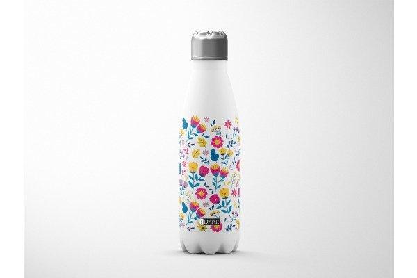 I-DRINK I-DRINK Thermosflasche 500ml ID0016 Flowers  