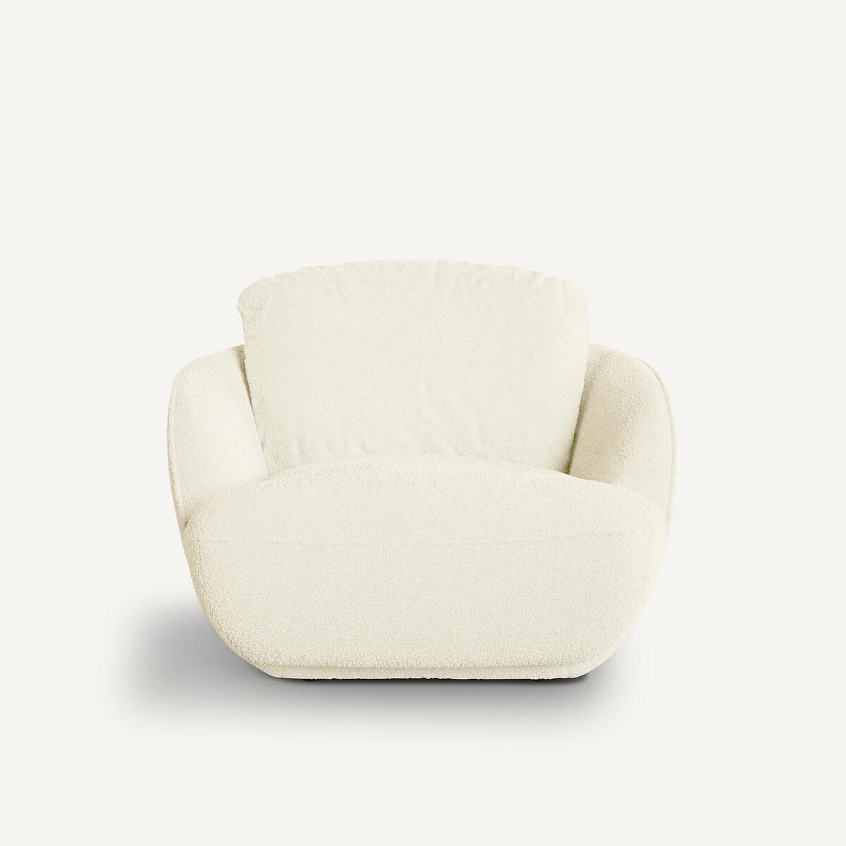 AM.PM Fauteuil boule tissu bouclette  