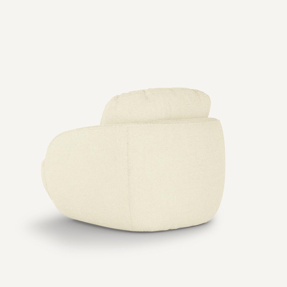 AM.PM Fauteuil boule tissu bouclette  