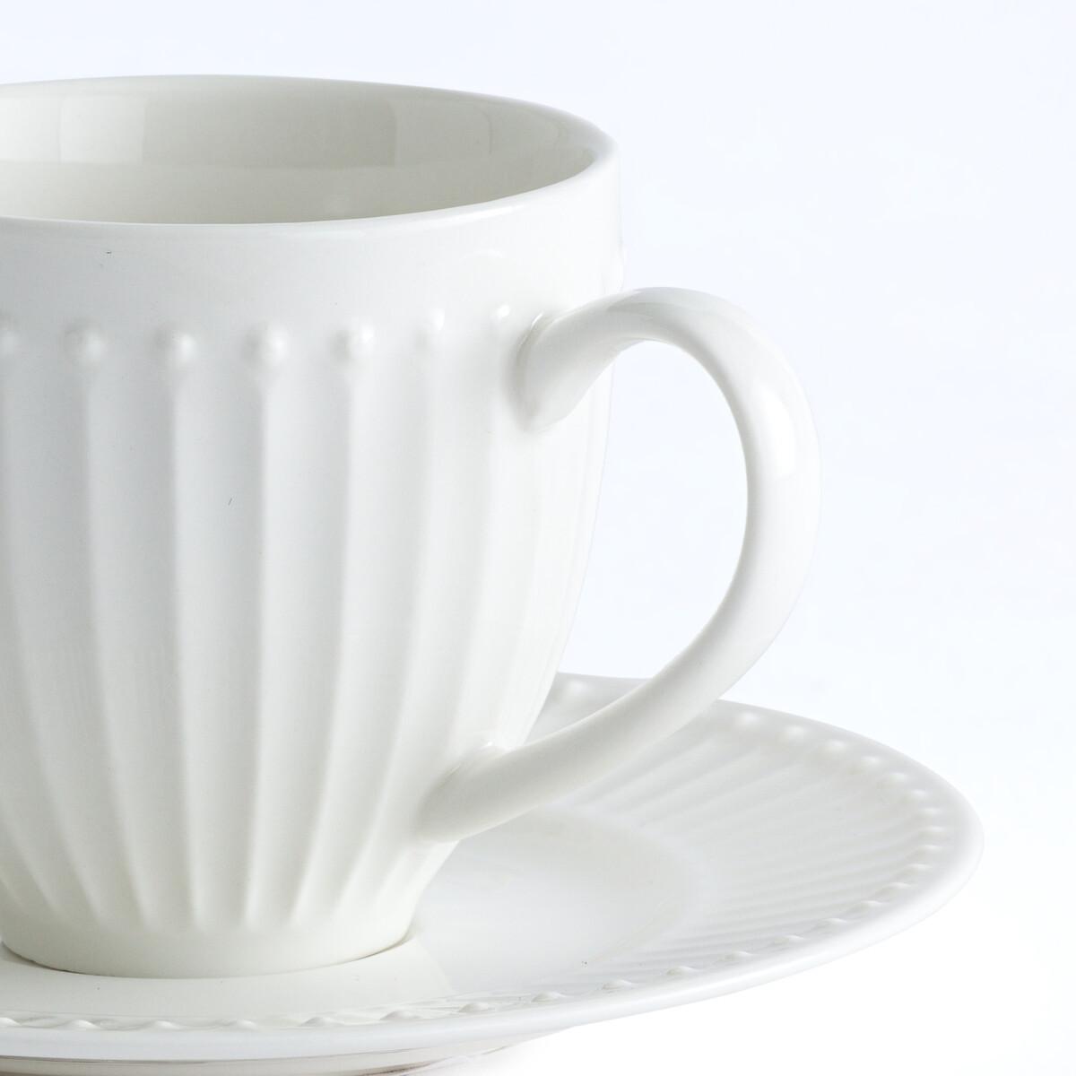 La Redoute Intérieurs Lot de 6 tasses à thé et sous-tasses  