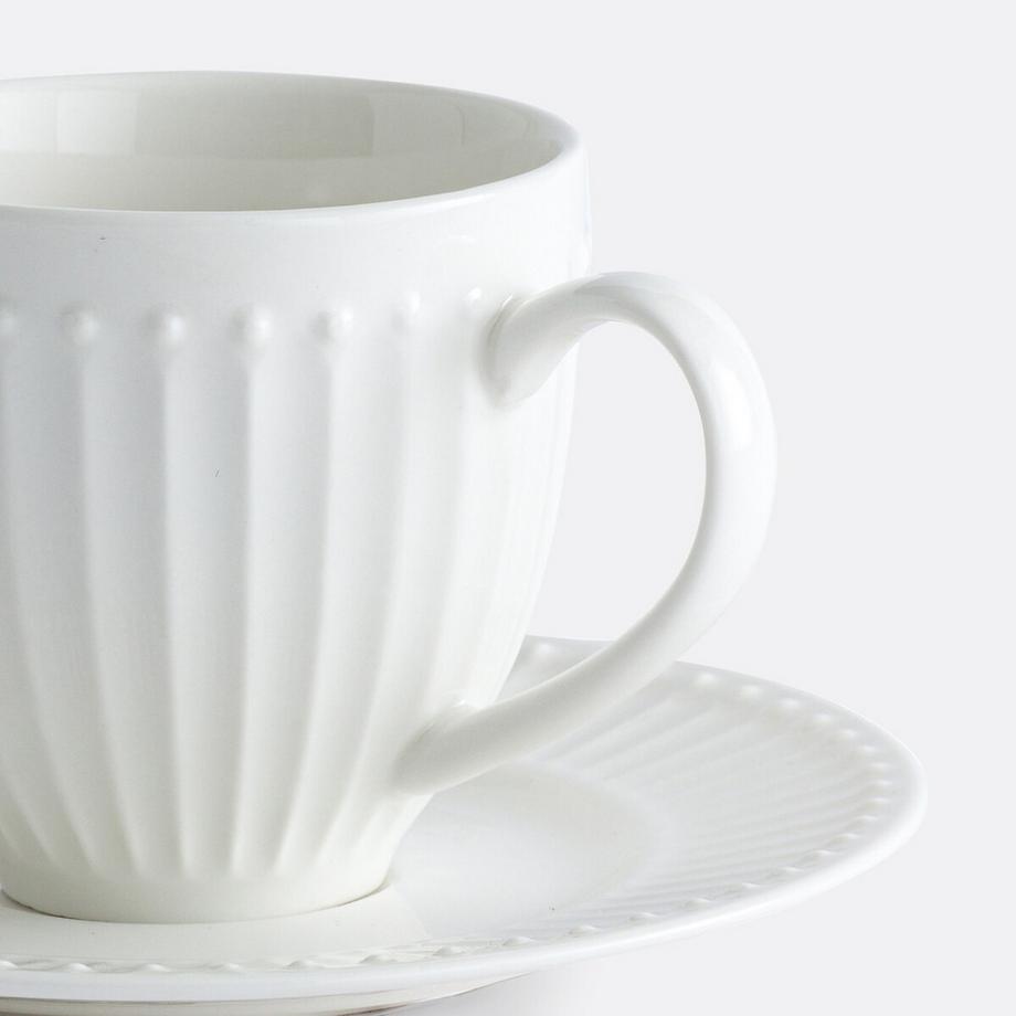 La Redoute Intérieurs Lot de 6 tasses à thé et sous-tasses  